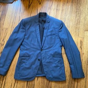 Rag & Bone Navy Chambray Blazer